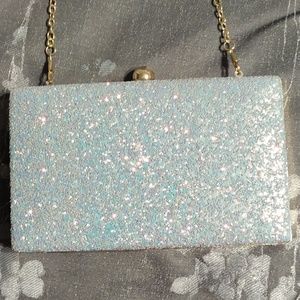 Glitter cross body bag